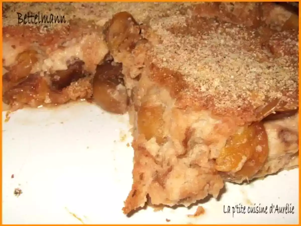 Clafoutis alsacien : Bettelmann aux mirabelles
