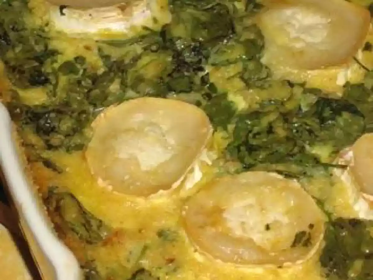 Clafoutis au Chèvre et au Cresson