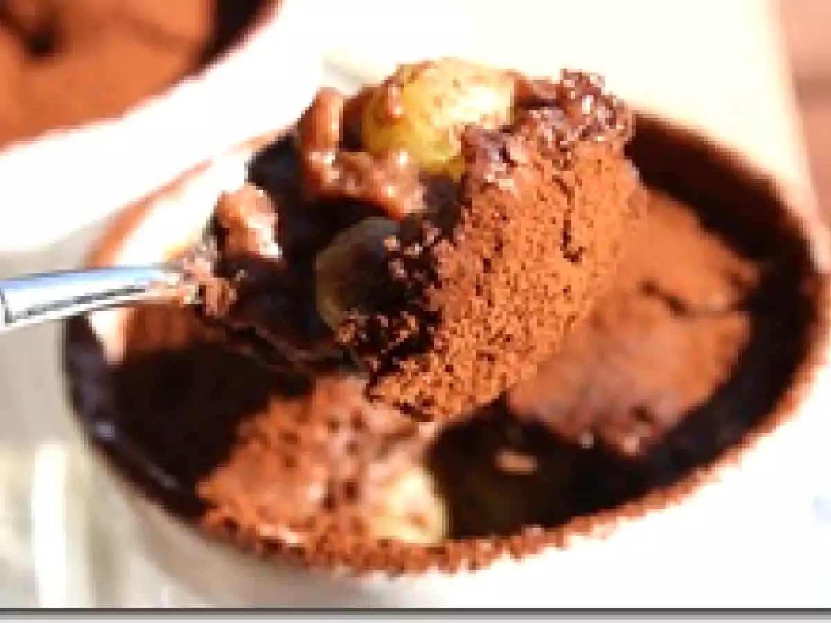 Clafoutis au Chocolat et Raisin Blanc