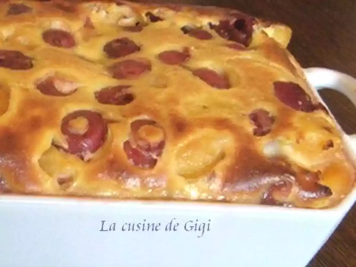 Clafoutis au duo de fruits WW