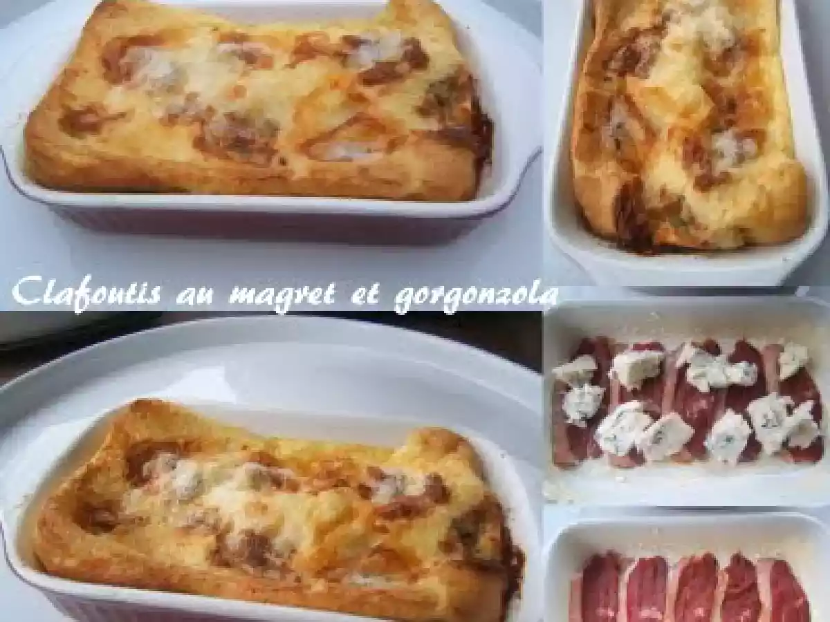 Clafoutis au magret de canard et gorgonzola - photo 2