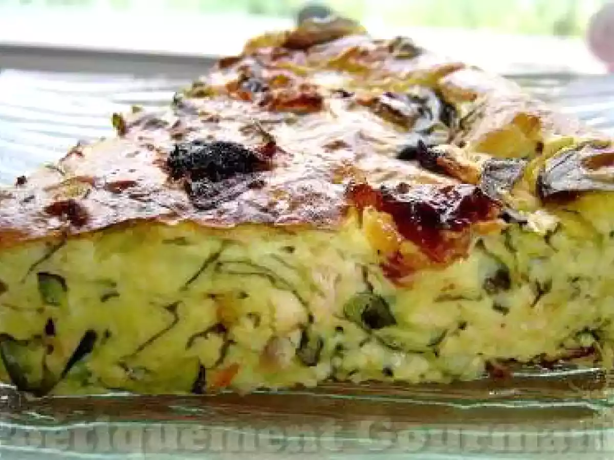 Clafoutis au saumon, oseille et moutarde au Riesling