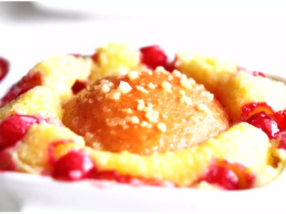 Clafoutis aux abricots et groseilles - photo 3