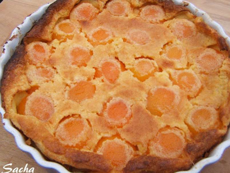 Clafoutis aux abricots et sirop d'orgeat, photo 1
