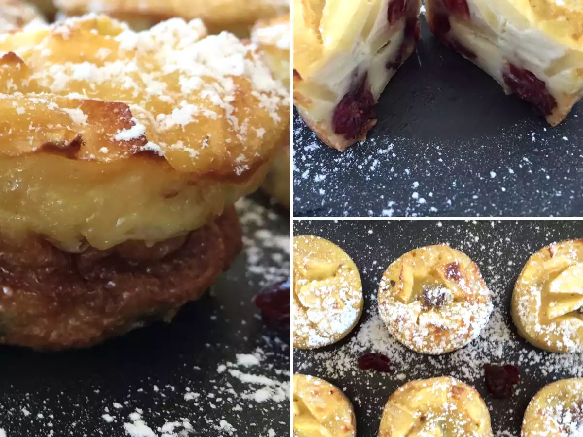 Clafoutis aux canneberges sans gluten et sans lactose