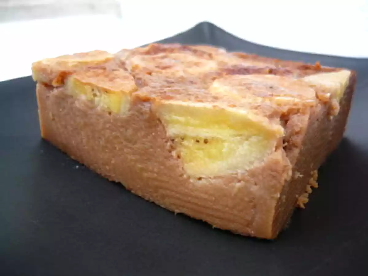 Clafoutis aux carambars et aux bananes