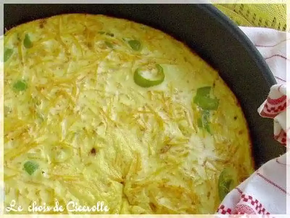 Clafoutis aux carottes rapées et piment doux