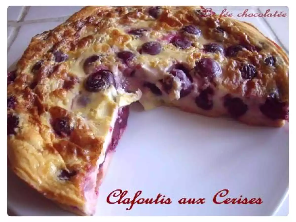 Clafoutis aux Cerises à la farine de Maïs Quai délices