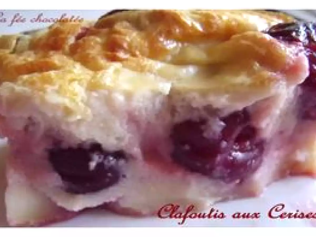 Clafoutis aux Cerises à la farine de Maïs Quai délices - photo 2