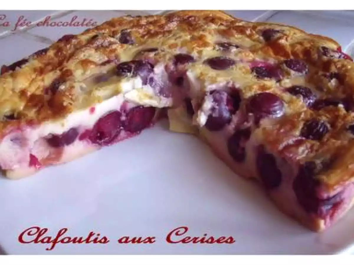 Clafoutis aux Cerises à la farine de Maïs Quai délices - photo 3