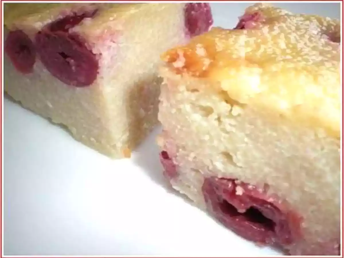 Clafoutis aux Cerises au Lait d'Amande et Perles de Japon (sans lait, sans gluten) - photo 2