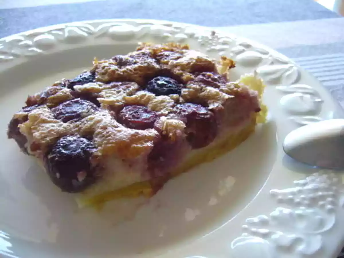 CLAFOUTIS AUX CERISES ET FARINE DE MAIS - photo 2