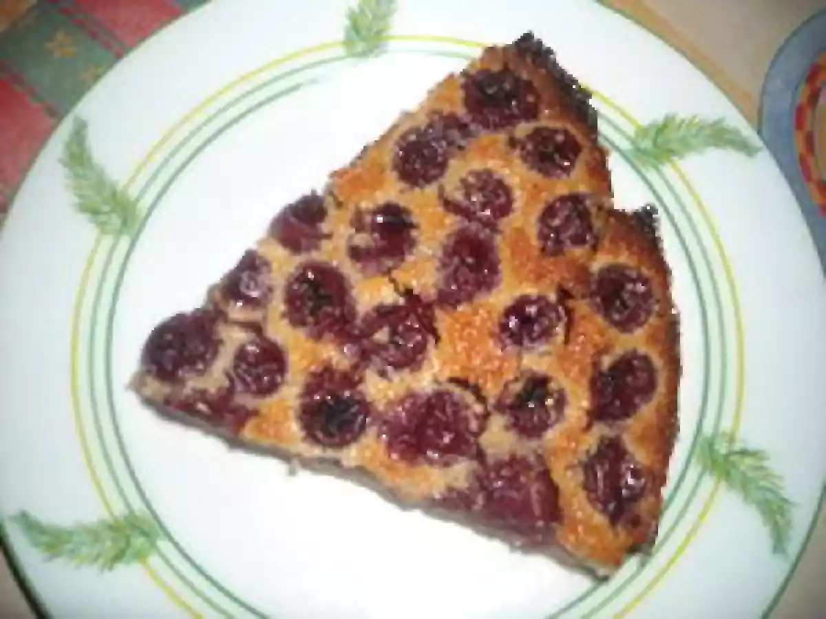 clafoutis aux cerises et une pointe de miel
