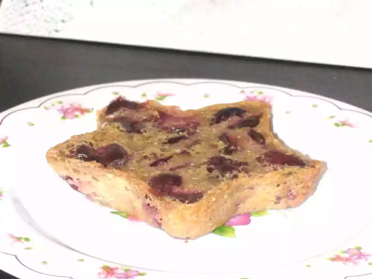 Clafoutis aux Cerises, Lait d'Amande fraise-framboise