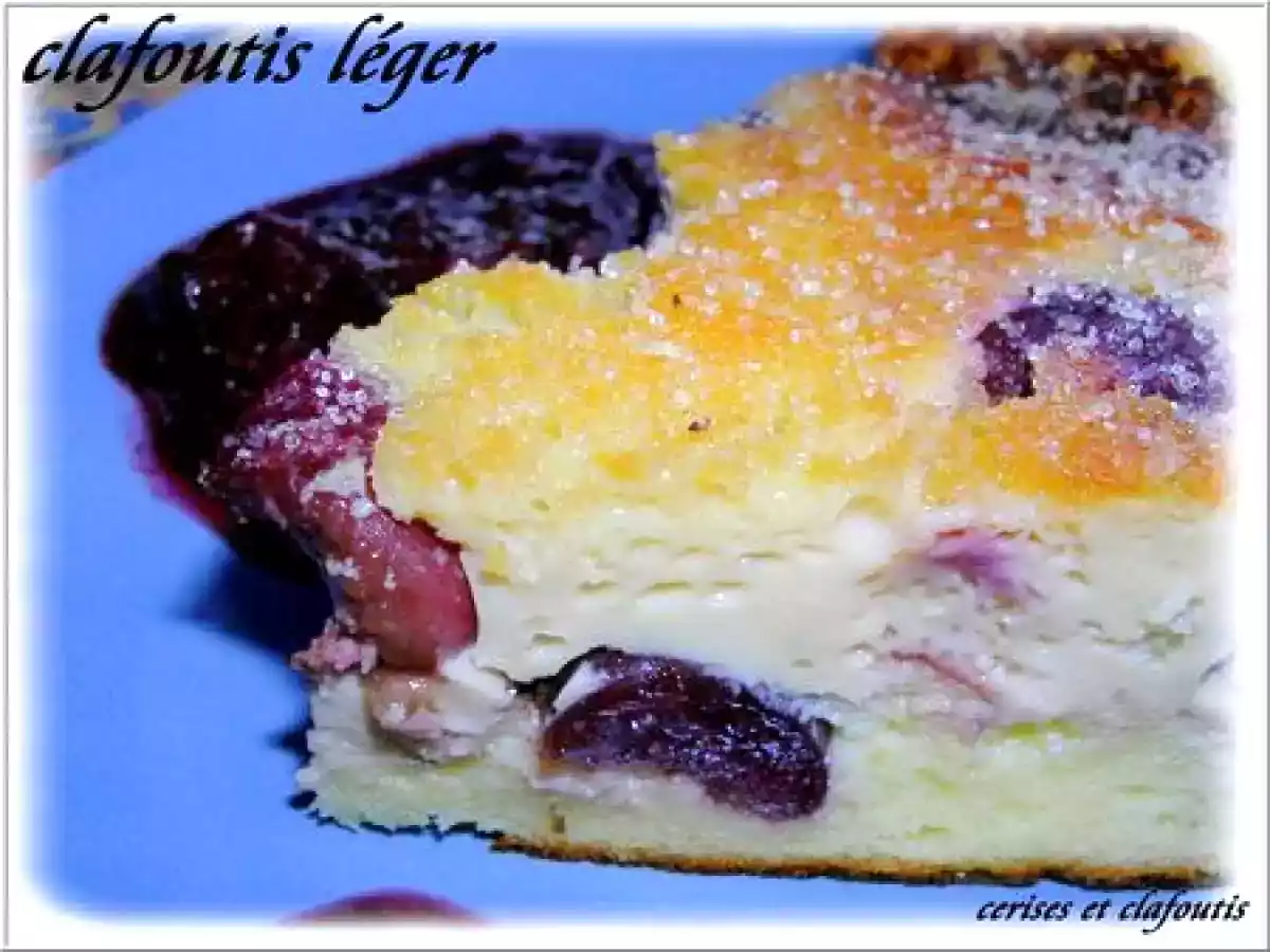 CLAFOUTIS AUX CERISES NOIRES ET SON COULIS CONCASSE - photo 2