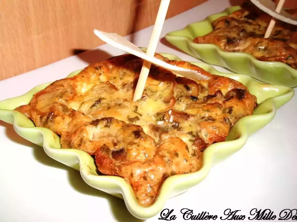 Clafoutis aux champignons & parmesan - photo 2