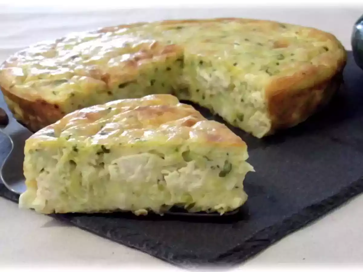 Clafoutis aux courgettes et à la feta