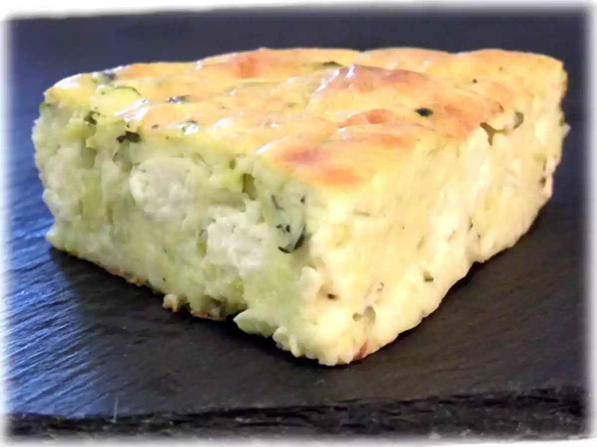 Clafoutis aux courgettes et à la feta - photo 2