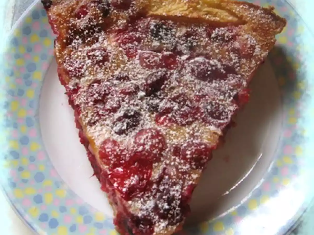 Clafoutis aux cranberries ou airelles