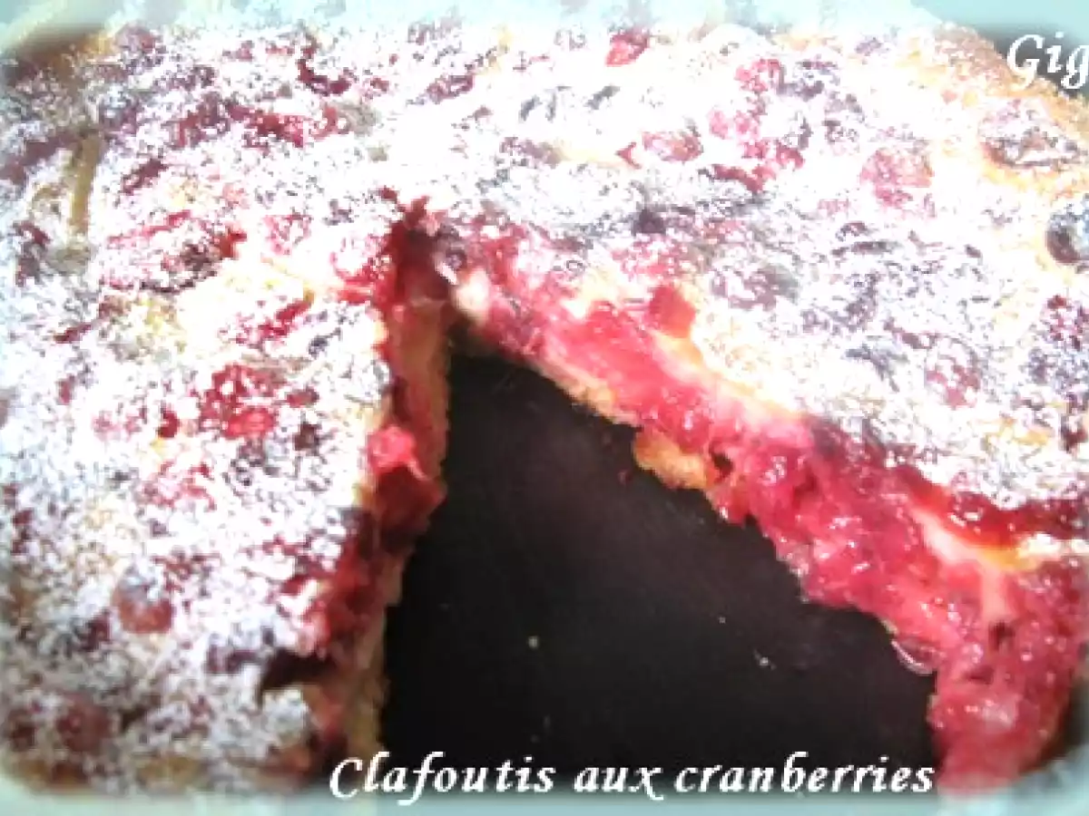 Clafoutis aux cranberries ou airelles - photo 2