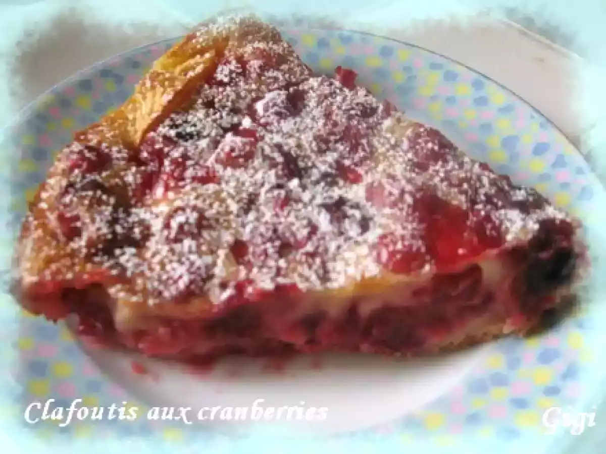Clafoutis aux cranberries ou airelles - photo 3