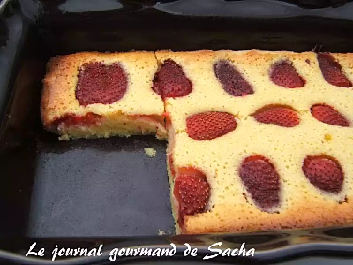 Clafoutis aux fraises .. - photo 4