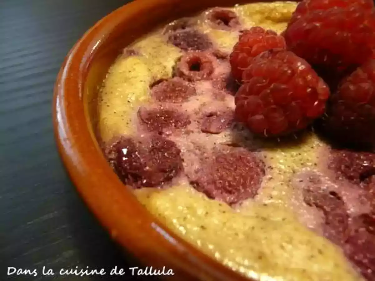 Clafoutis aux framboises et farine de sarrasin - photo 4
