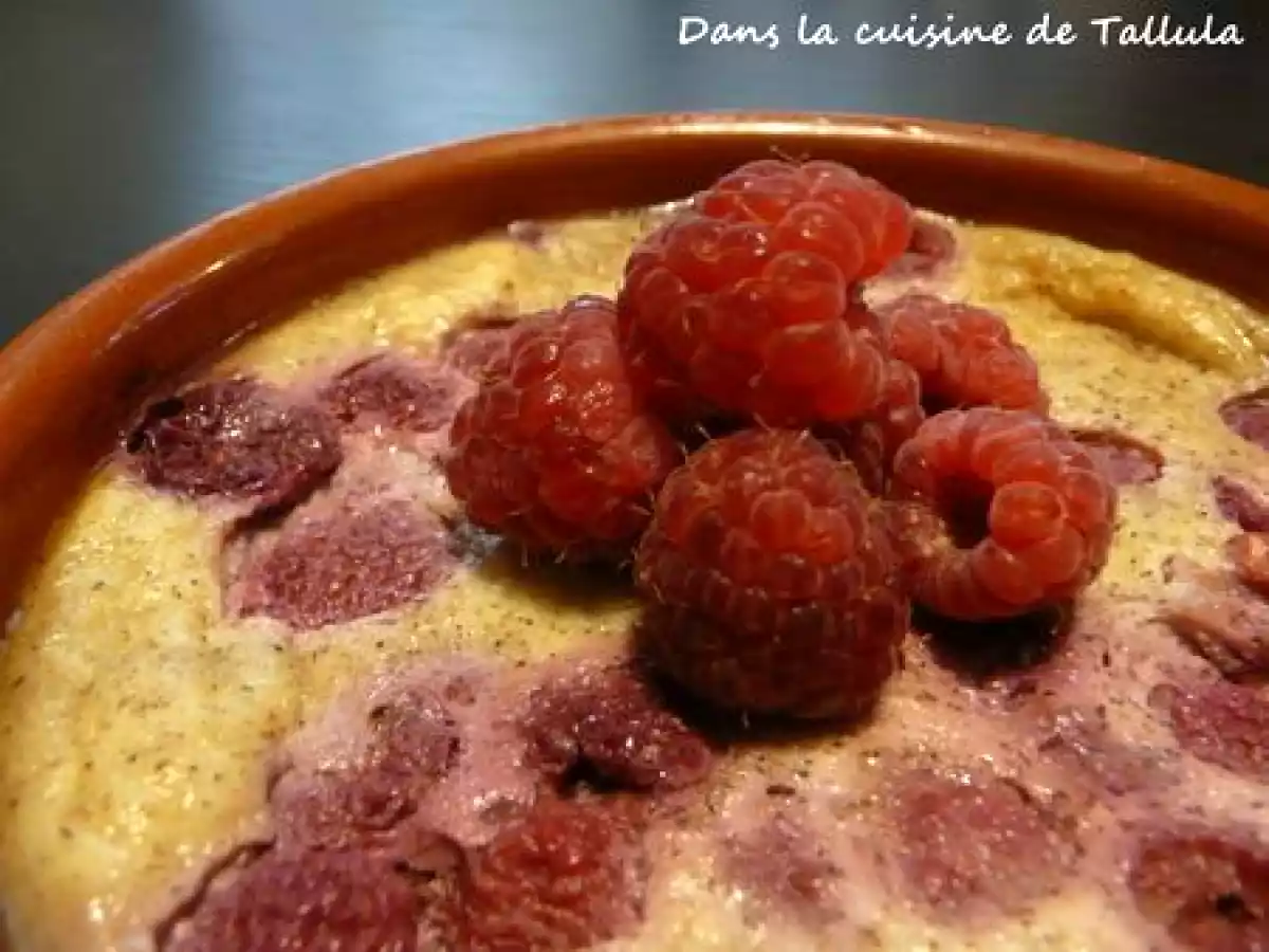 Clafoutis aux framboises et farine de sarrasin - photo 5