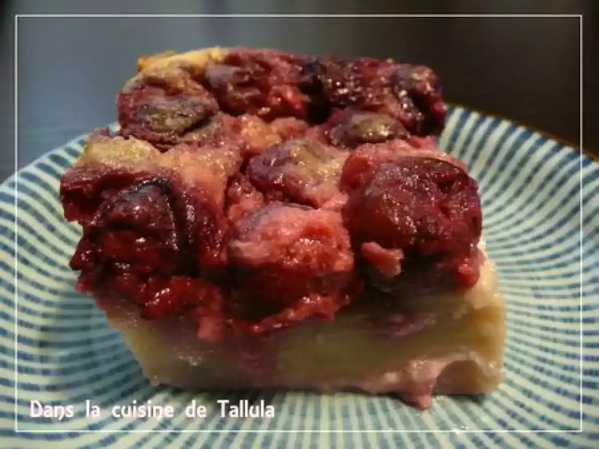 Clafoutis aux griottes et lait de soja - photo 2