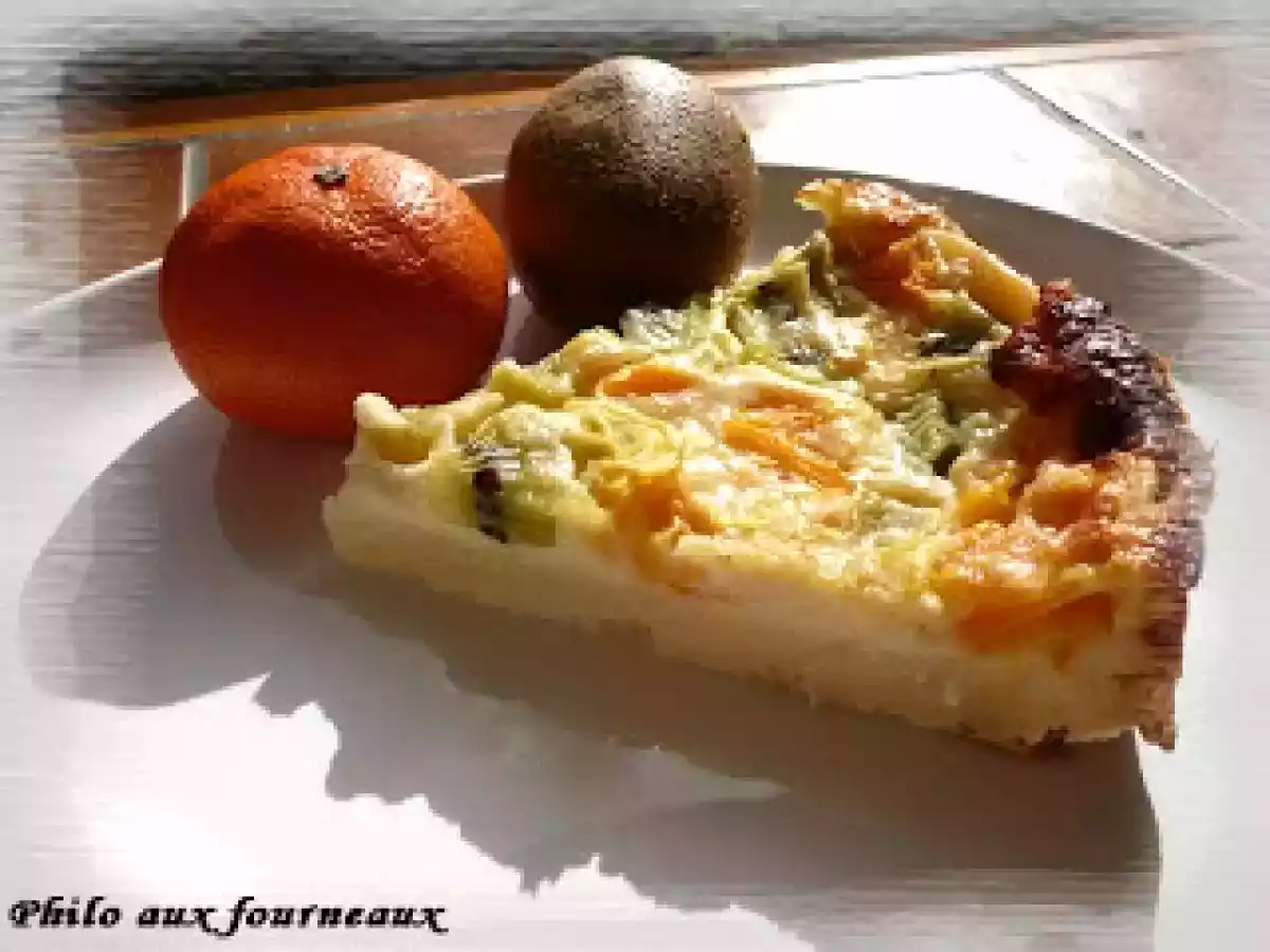 Clafoutis aux kiwis & aux clémentines