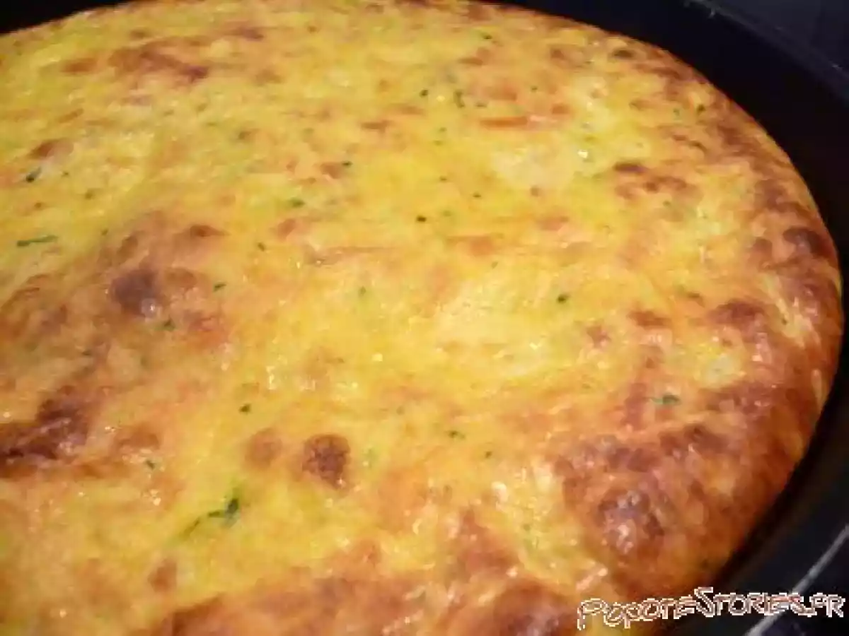 CLAFOUTIS AUX MIETTES DE CRABE ET AUX LEGUMES