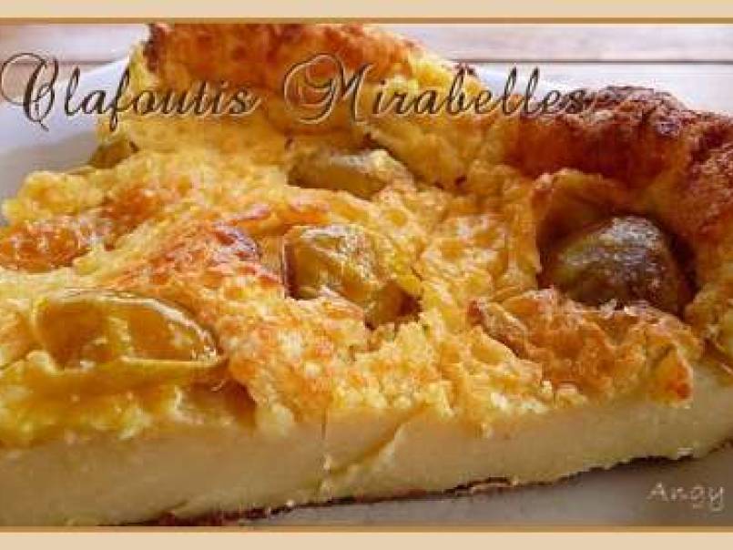 Clafoutis aux mirabelles