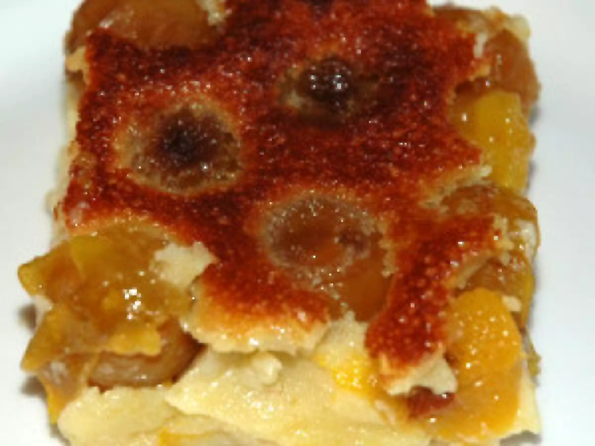 Clafoutis aux mirabelles et à l'amande