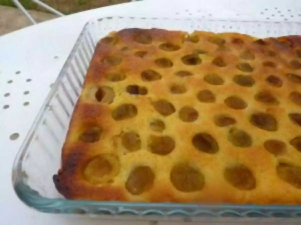 Clafoutis aux mirabelles et aux amandes