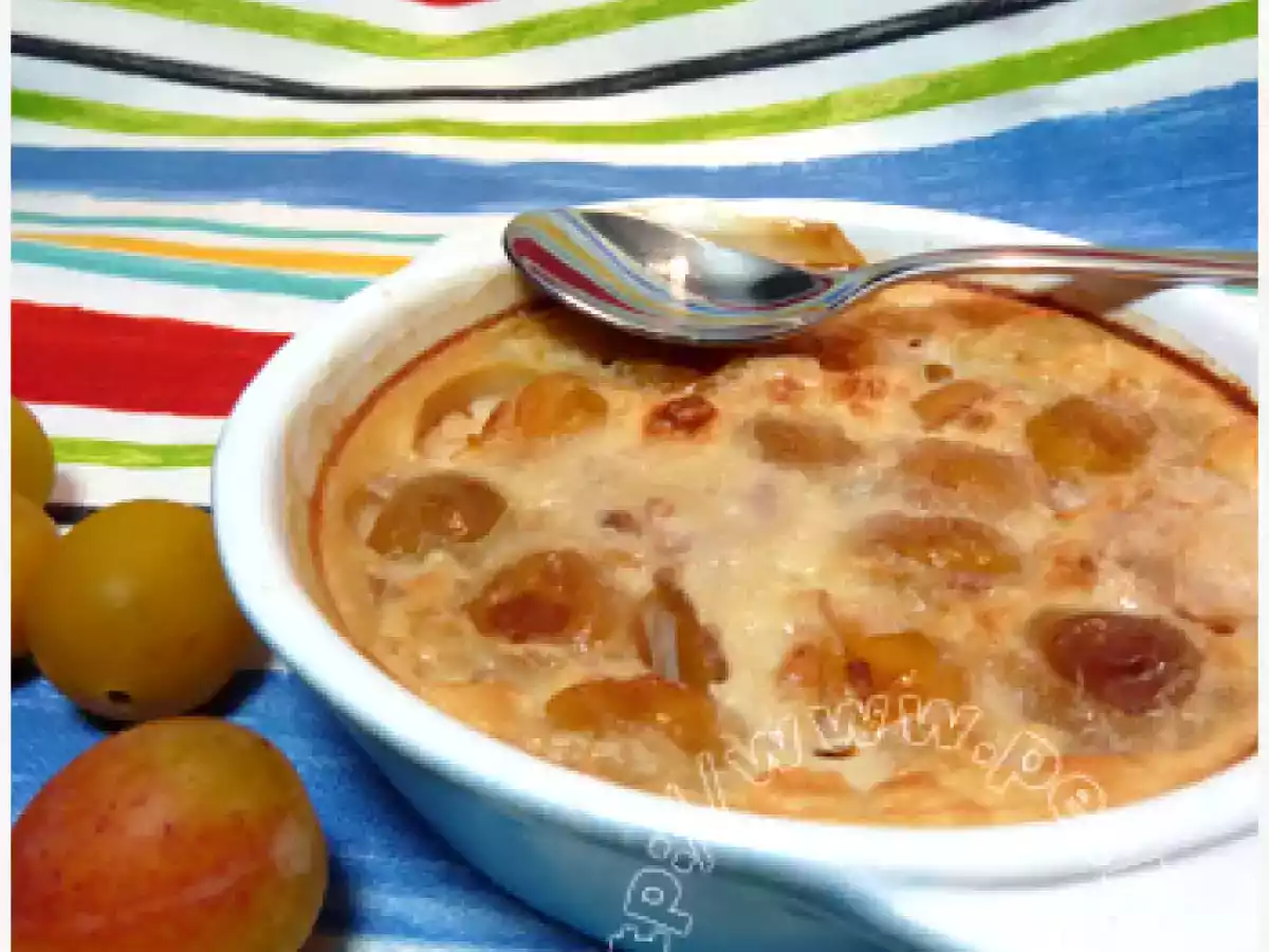 Clafoutis aux mirabelles léger