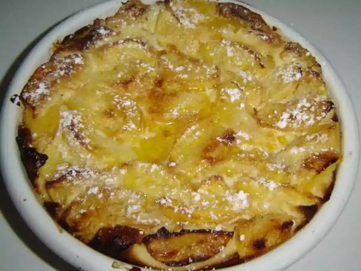 Clafoutis aux pêches