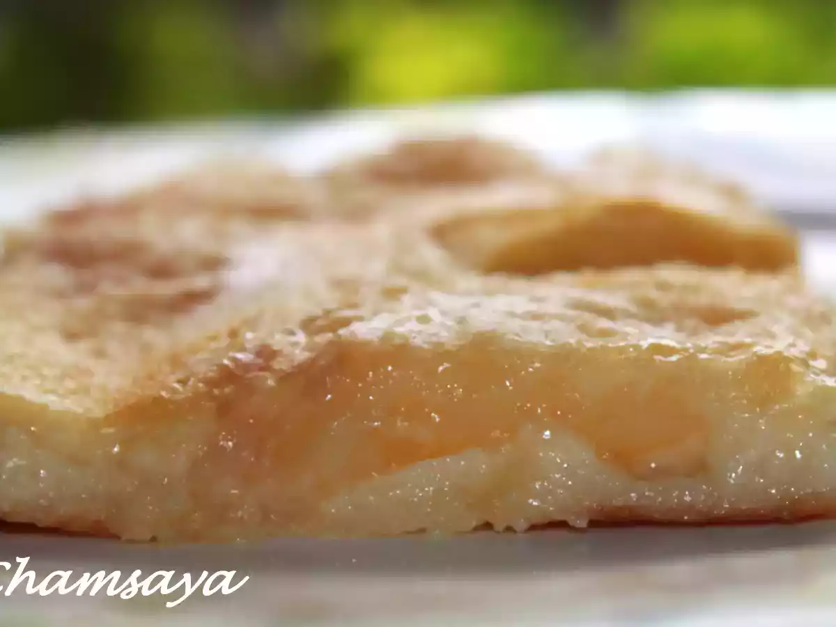 Clafoutis aux pêches