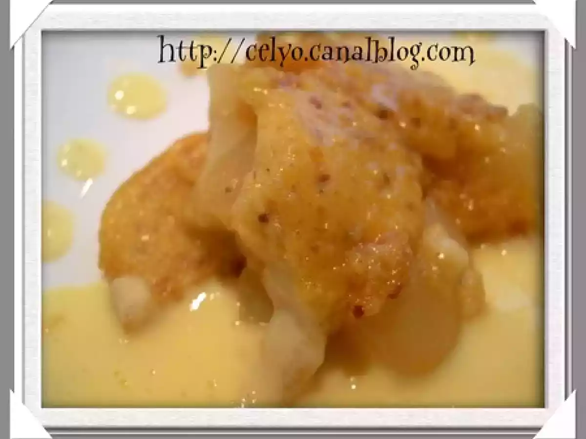 Clafoutis aux poires, crème anglaise à la cardamome - photo 2