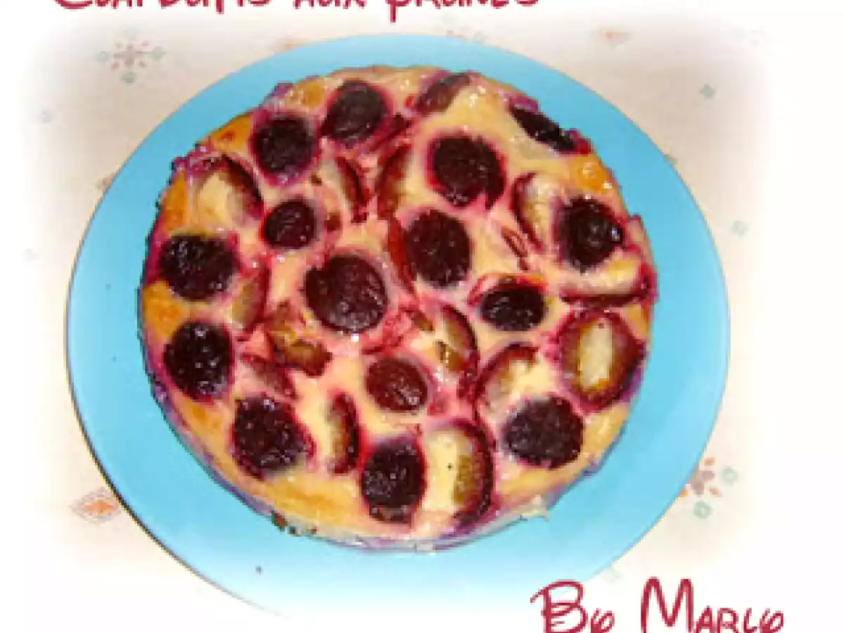 Clafoutis aux prunes