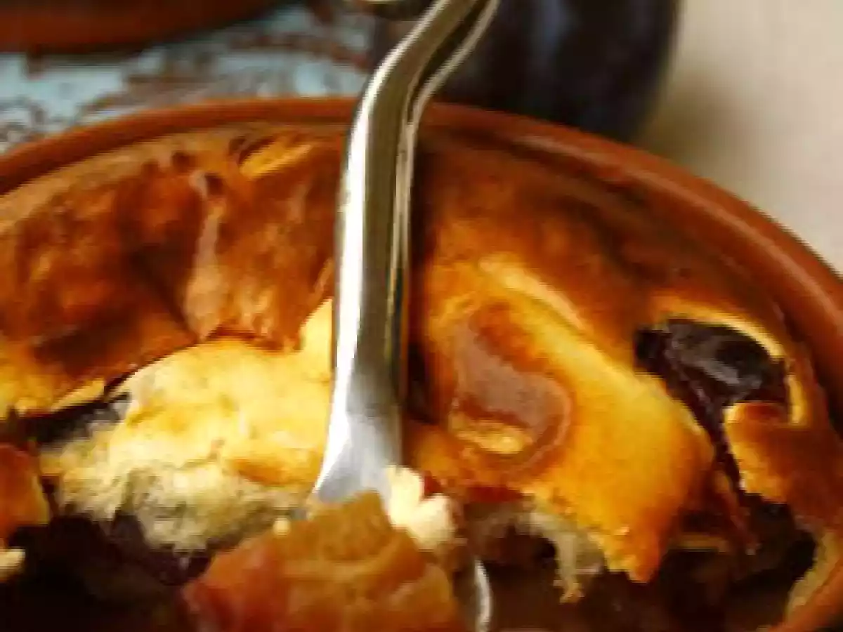 Clafoutis aux prunes sans gluten