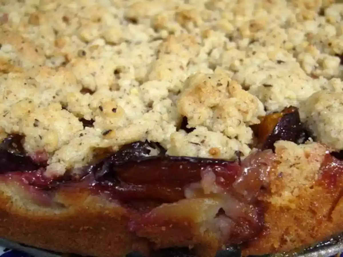 Clafoutis aux quetsches, streusel noisettes - photo 4
