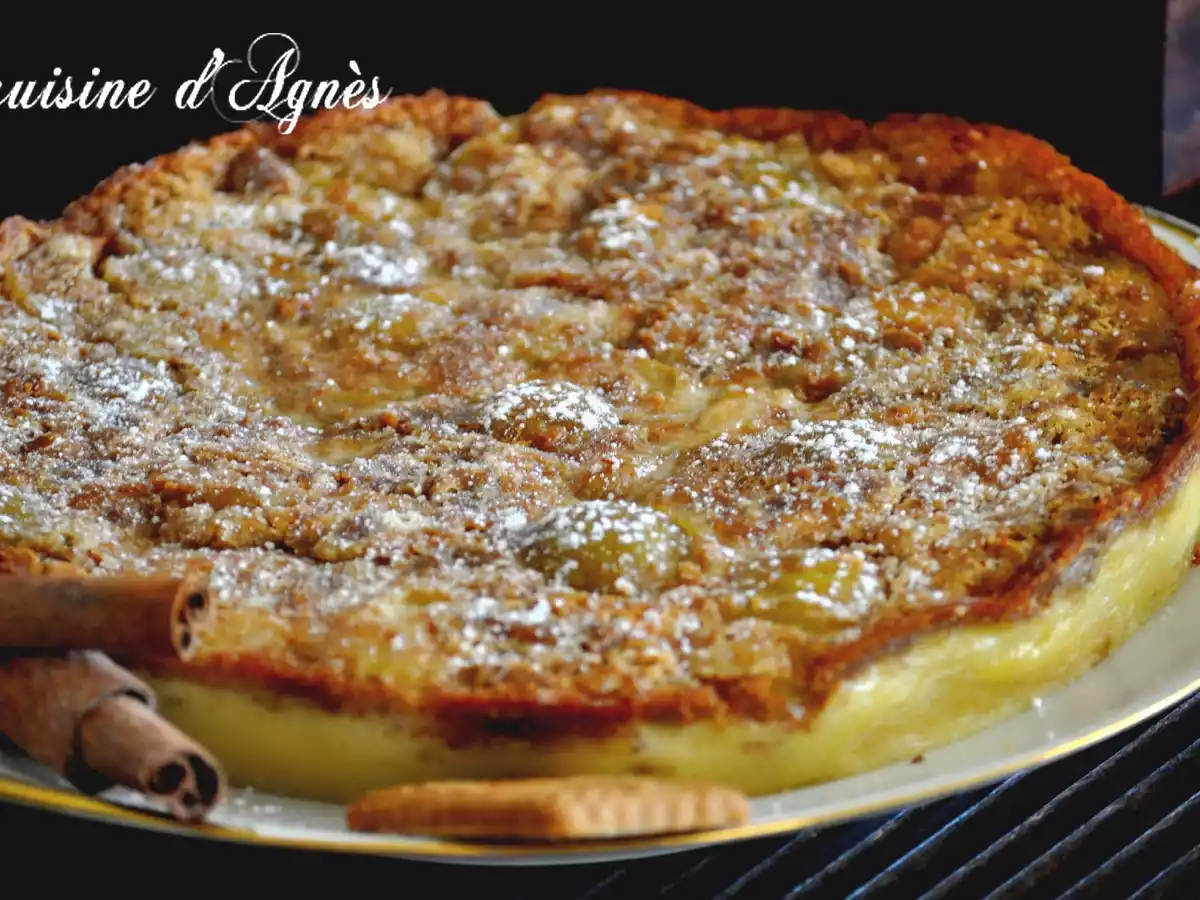 Clafoutis aux reines claudes et aux Spéculoos