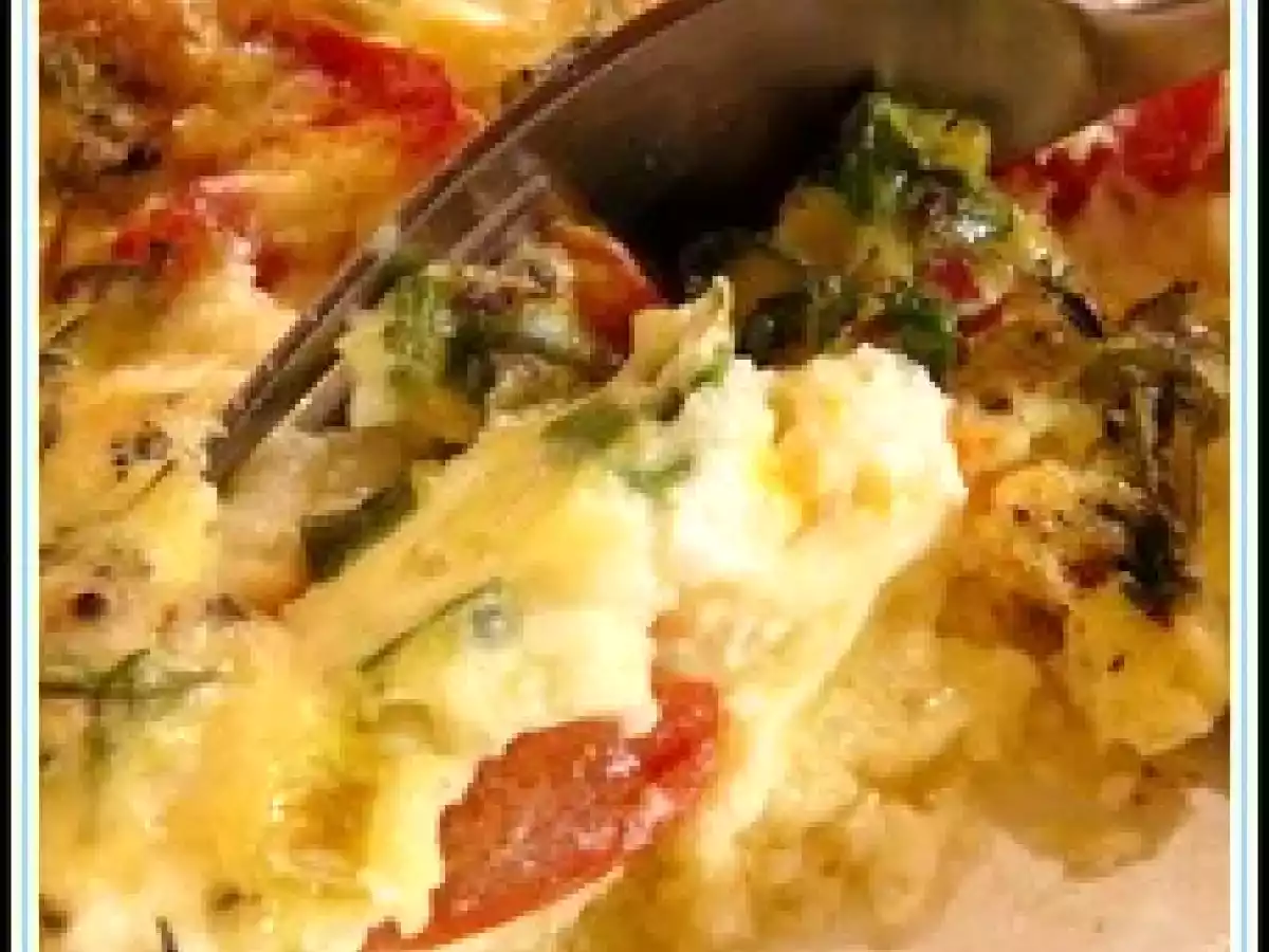 Clafoutis aux tomates cerise et à la Feta