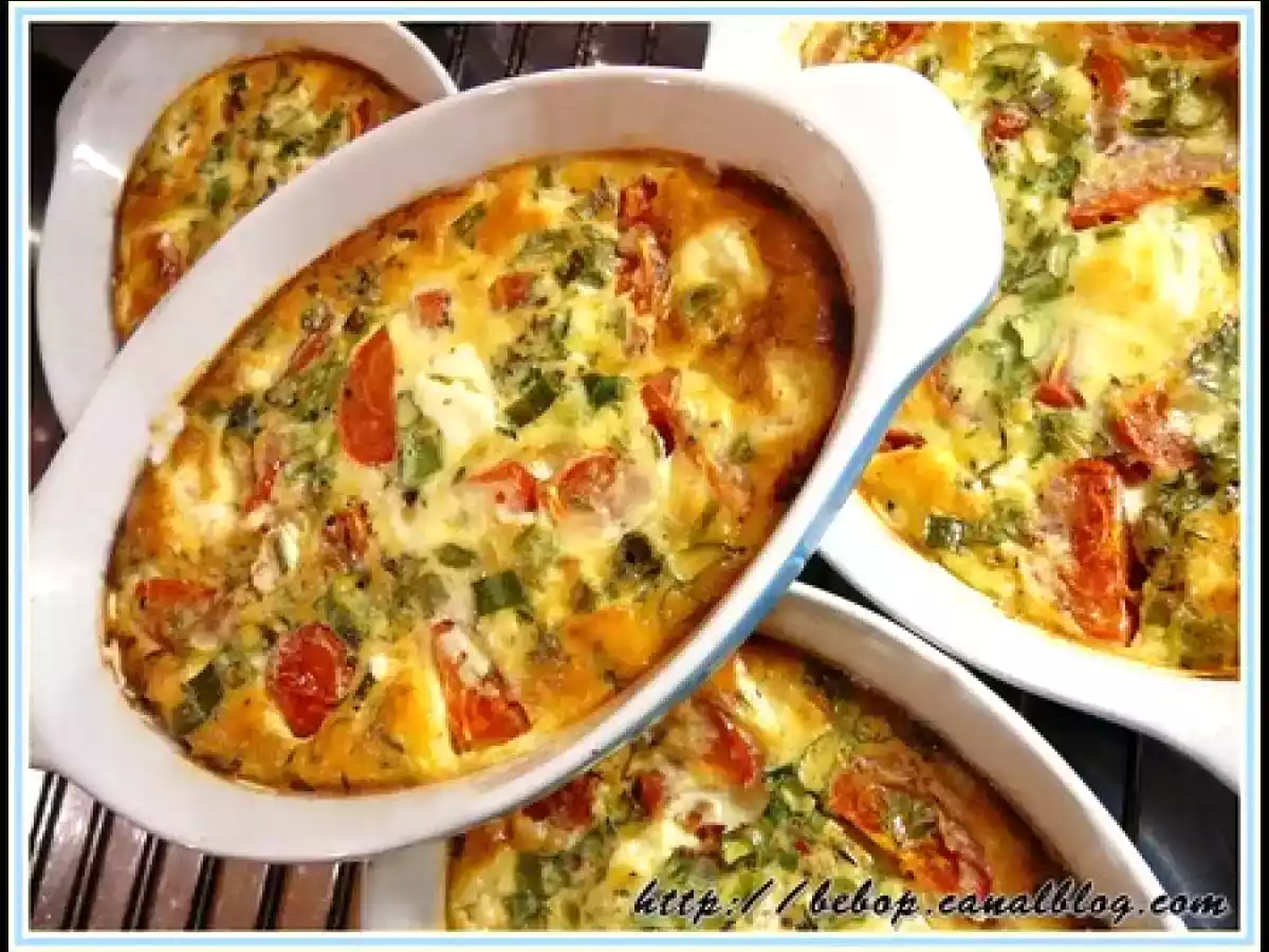 Clafoutis aux tomates cerise et à la Feta - photo 3