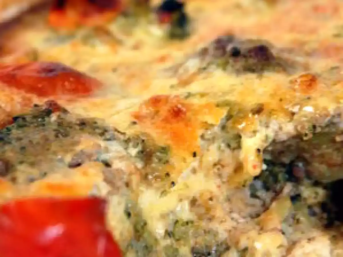 Clafoutis brocolis, tomates cerise & boulettes de boeuf - photo 2