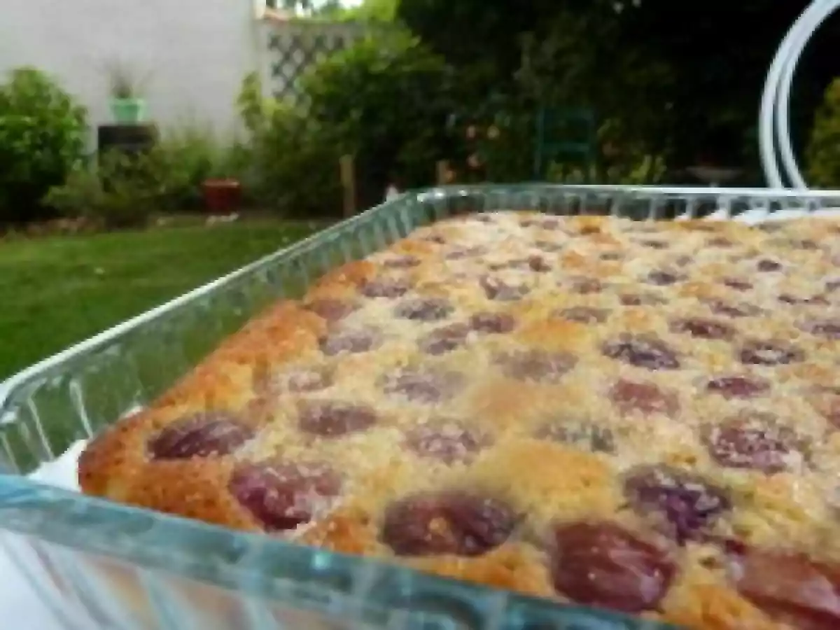 Clafoutis cerises amandes de Christophe Felder