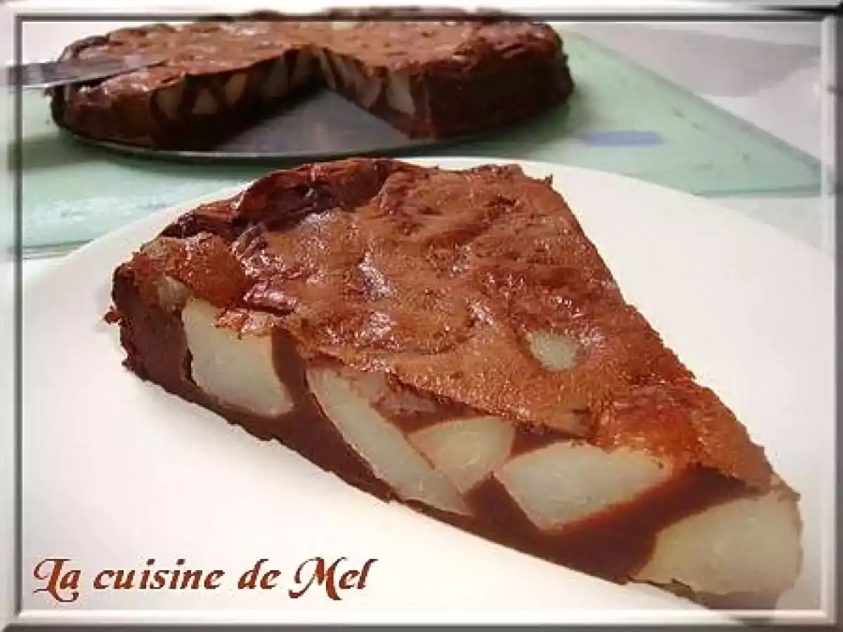CLAFOUTIS CHOCOLAT/POIRE