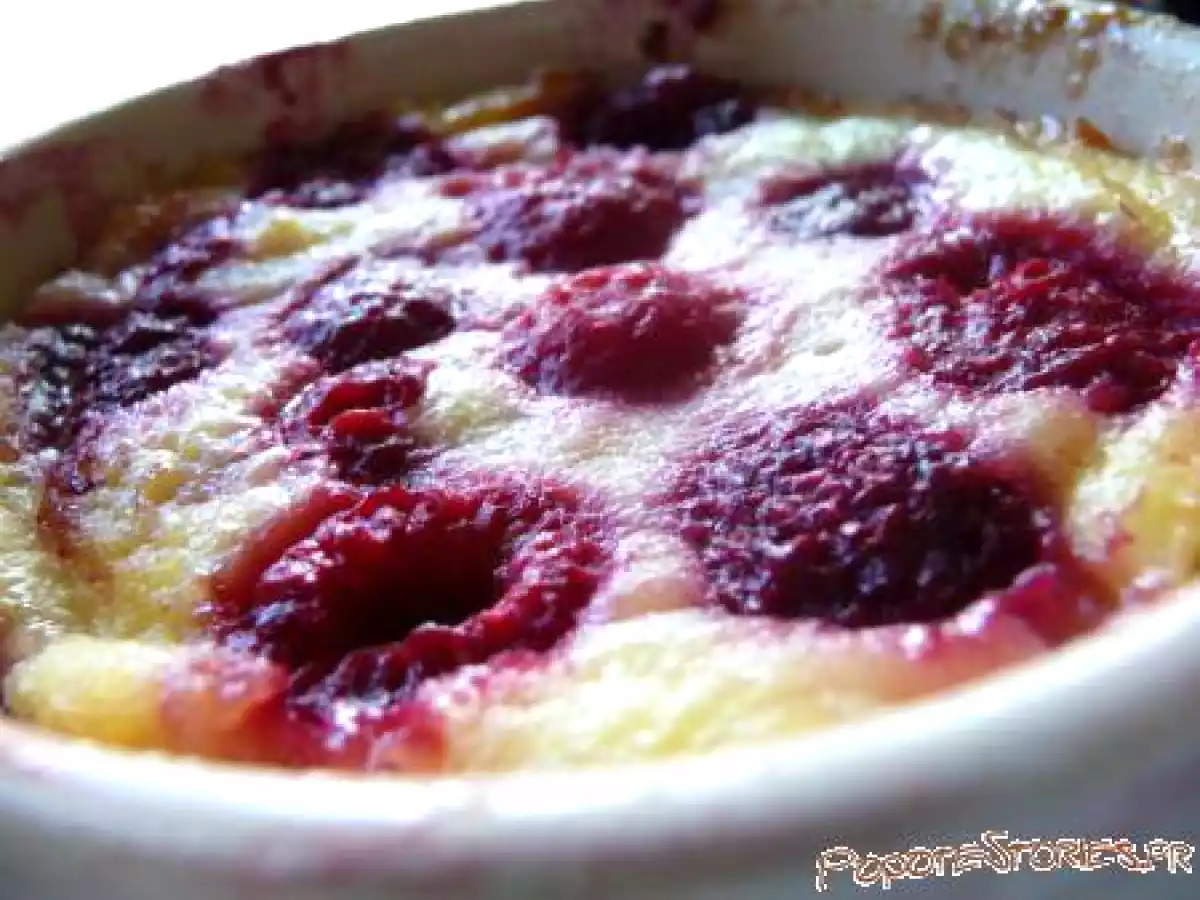 CLAFOUTIS CITRON FRAMBOISES EN MINI COCOTTES
