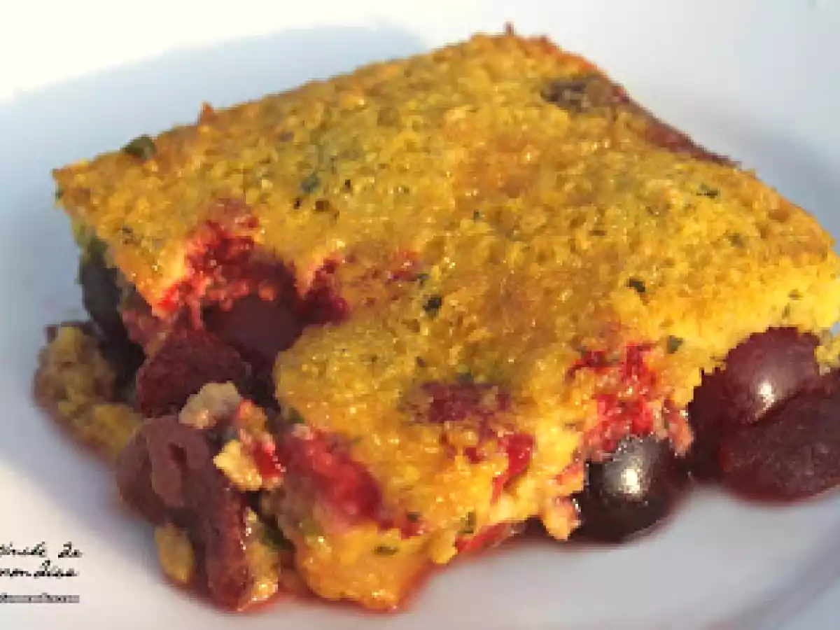 Clafoutis-crème au tofu soyeux, à la cerise et à la framboise - photo 2