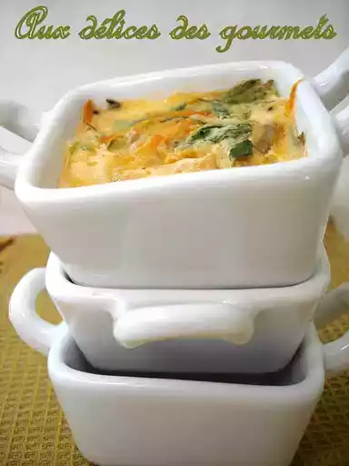 Clafoutis de carottes au miel et coriandre